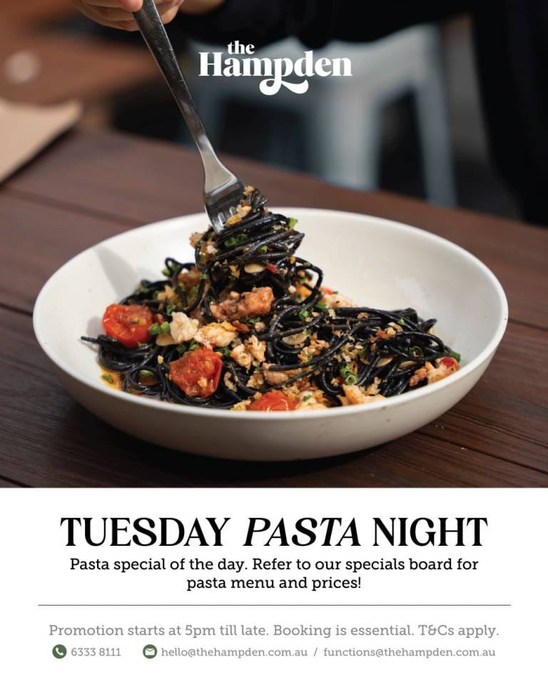 Tuesday Pasta Night - Pasta Special of the Day